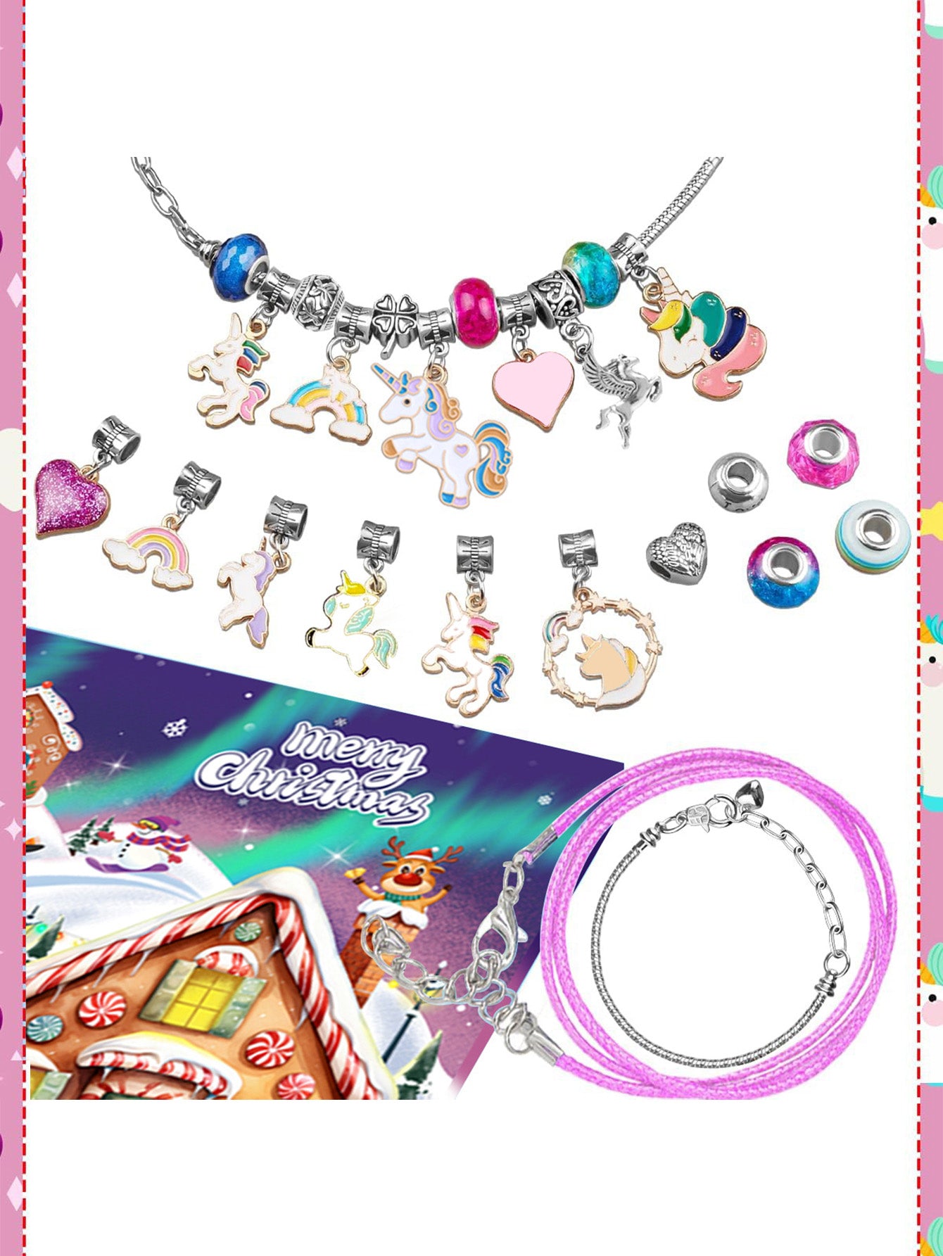 Christmas Countdown Advent Calendar Gift Box 24-grid