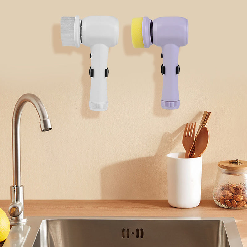 Cordless electric cleaning brush