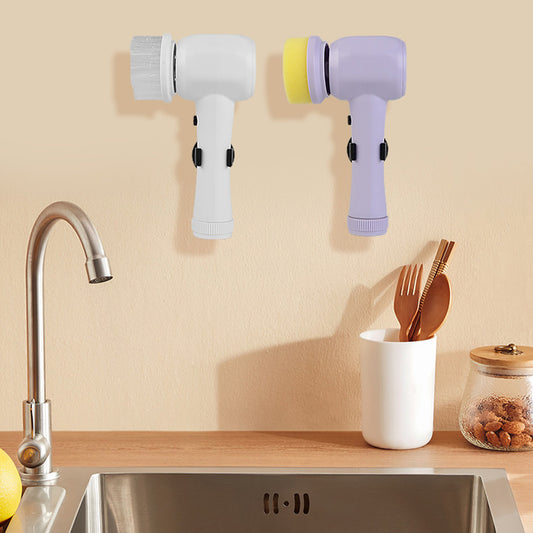 Cordless electric cleaning brush