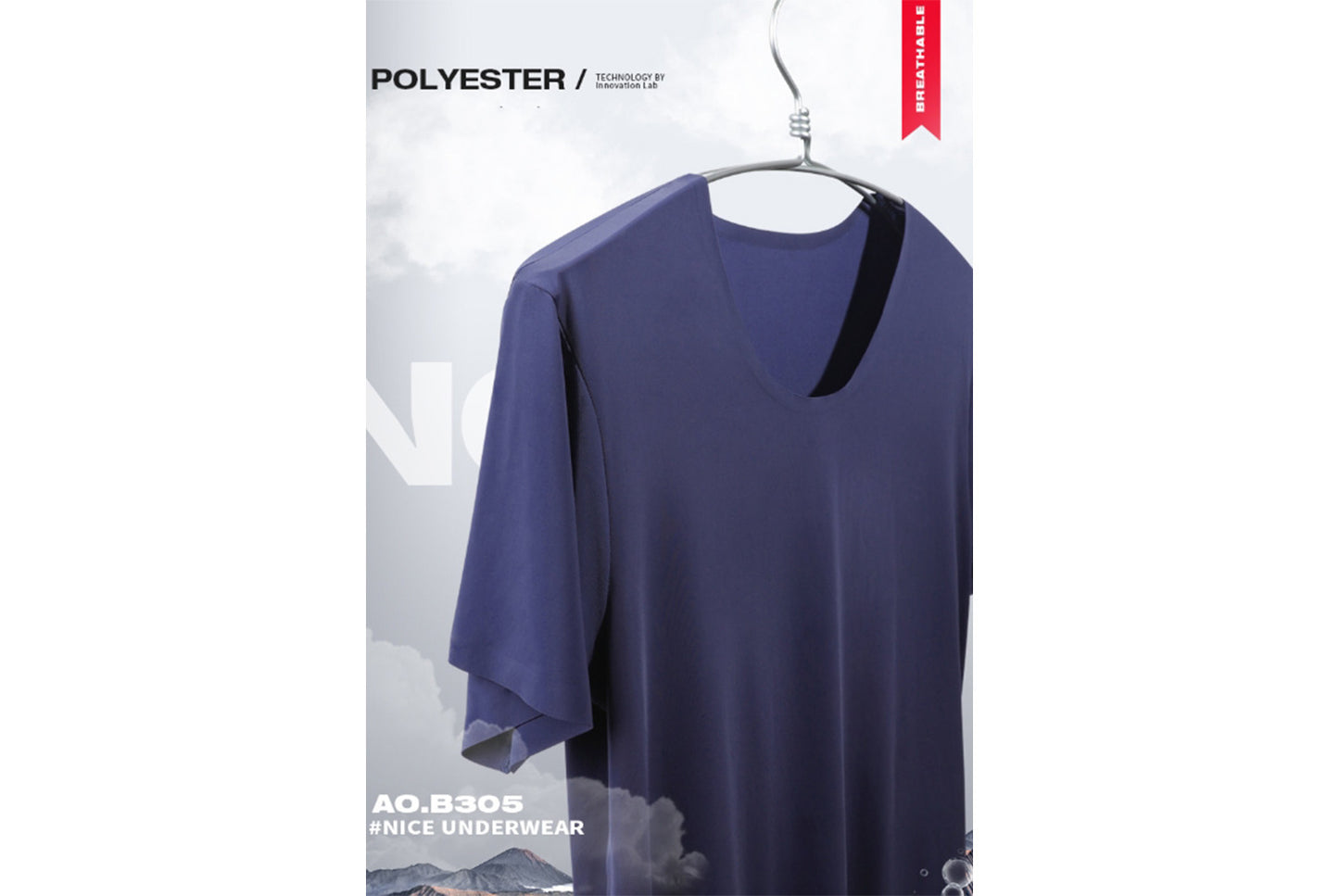 **Ice Silk Seamless Men's Short-Sleeved T-Shirt**