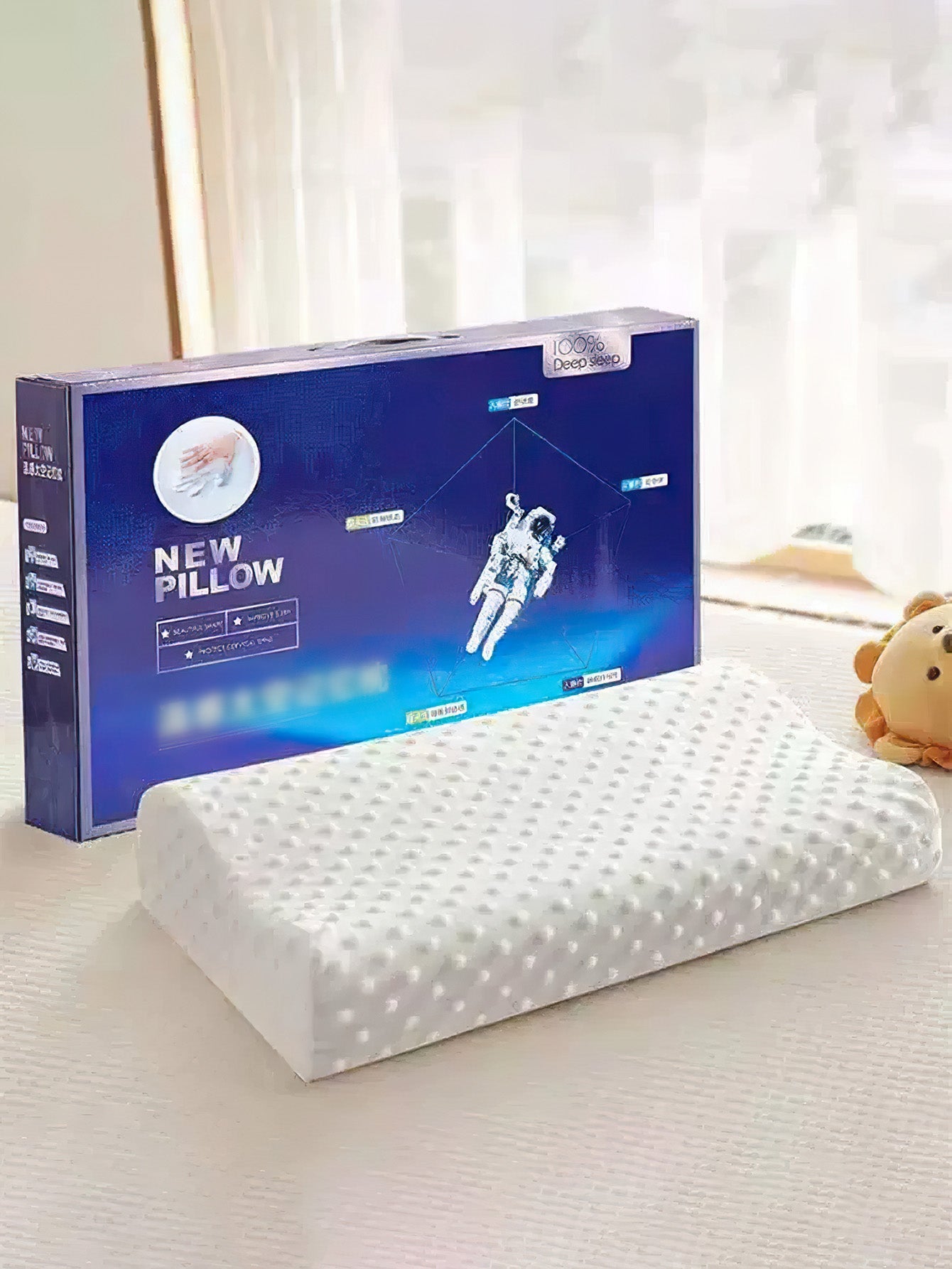 Ergonomic Space Memory Pillow – Neck Support & Slow Rebound