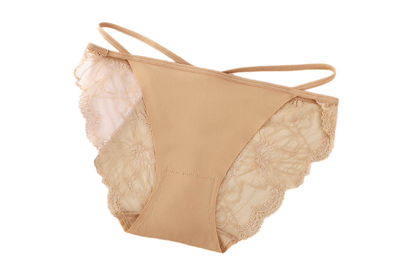 **Ice Silk Lace Bandeau Briefs**