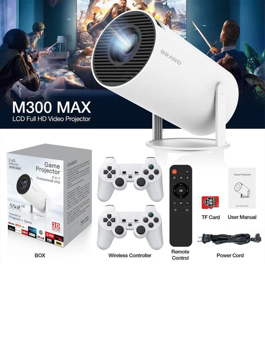 Portable home projector game console RK3326