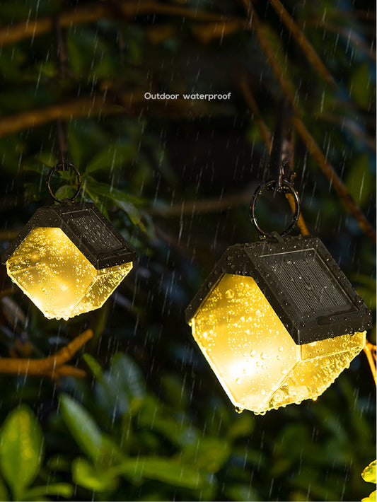Solar Ice Brick Chandelier