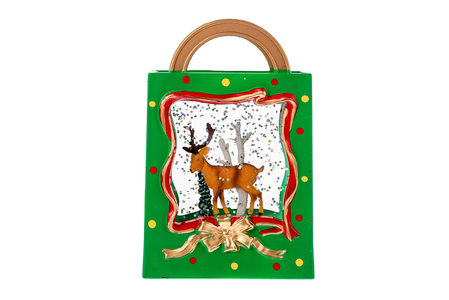 Portable Crystal Chandelier - Snowy Christmas Water Ball Light Decoration