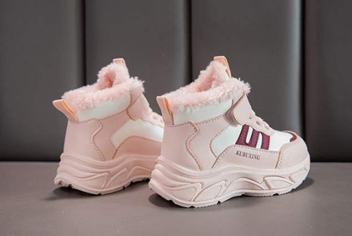 Girls' Fleece-Lined Sneakers, Warm High