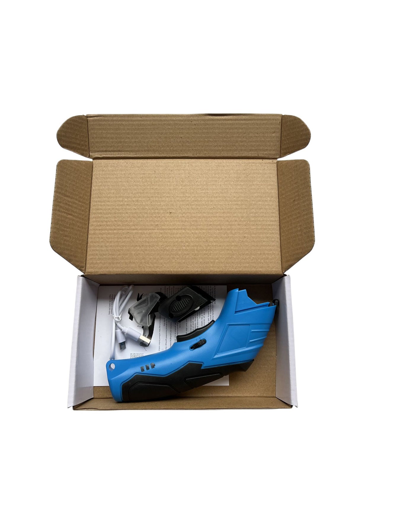 Lithium-powered fabric cutting scissors