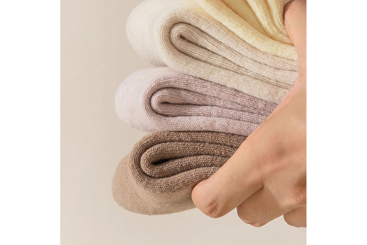 5-Pair Pack of Extra Thick Fleece Terry Socks
