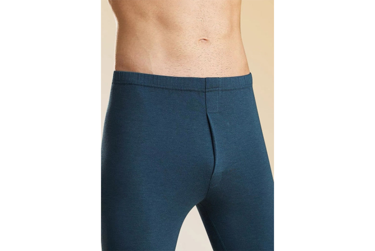 **Men's Thermal Underpants and Women's Knitted Pants Set**