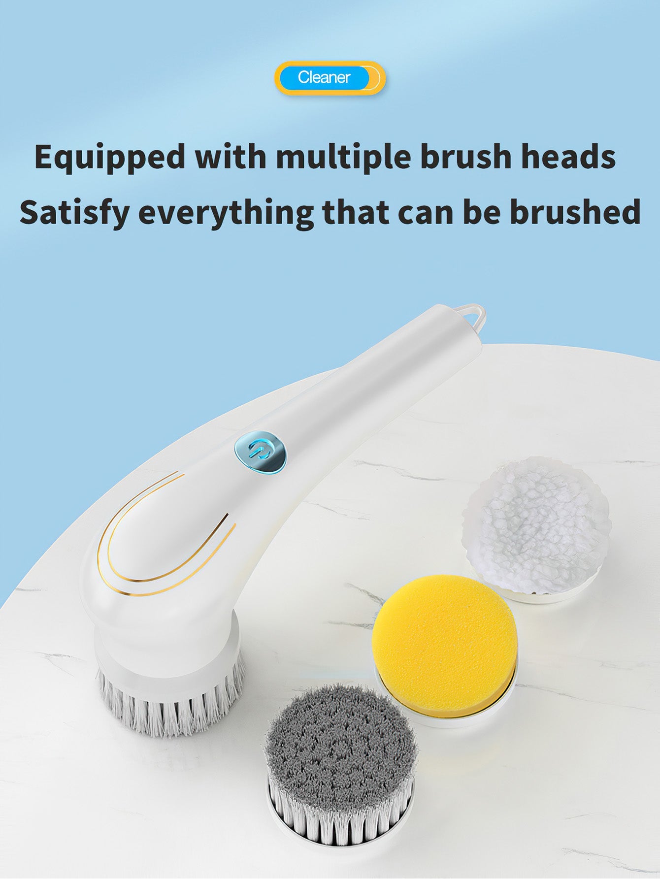 Multifunctional Electric 5-in-1 Cleaning Brush: Your Ultimate Home Cleaning Tool