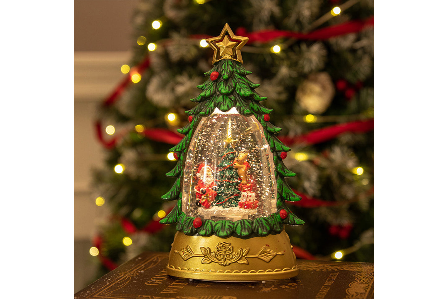 *Christmas Tree Snow Crystal Chandelier - Creative Christmas Ornament*