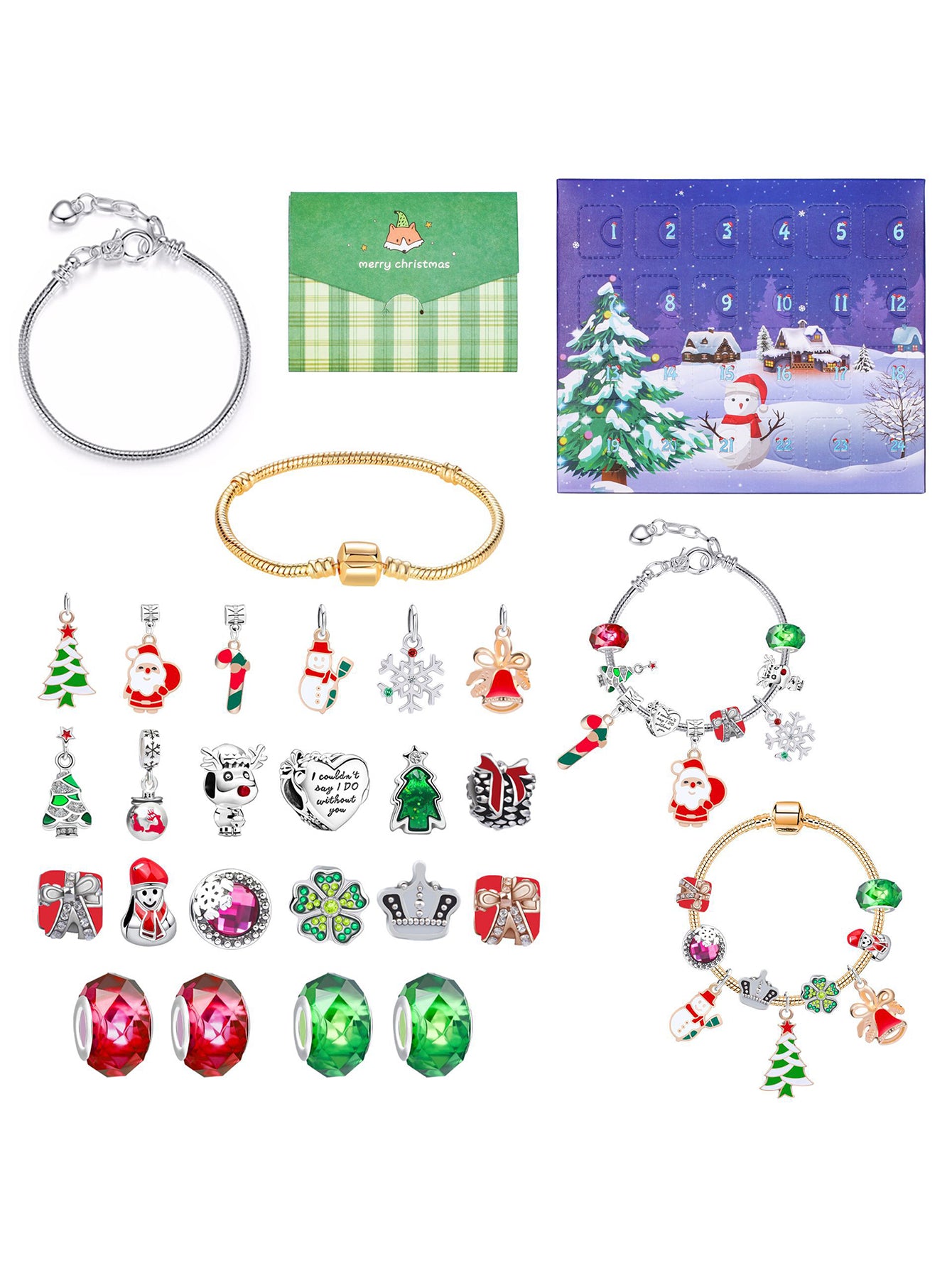 24-calendar Christmas bell surprise blind box set