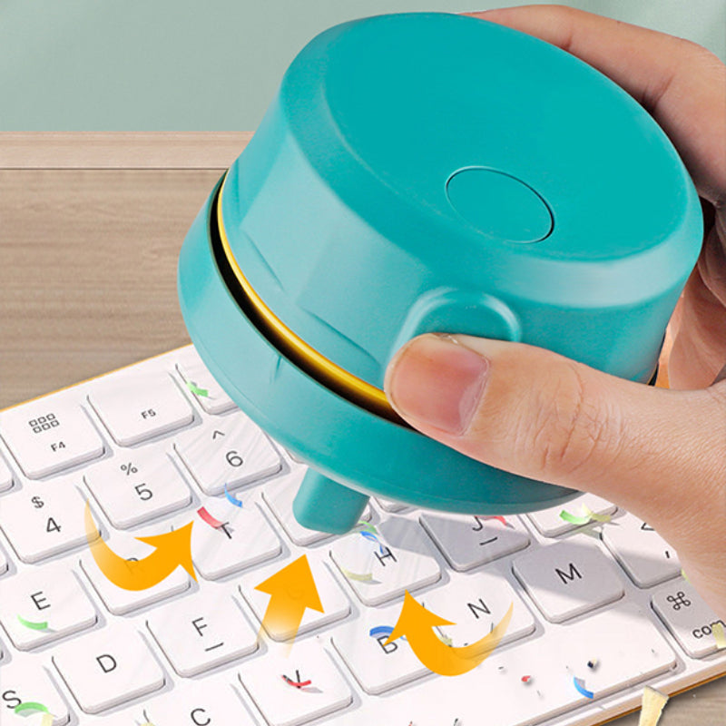 Cordless desktop vacuum cleaner