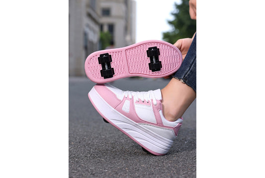 **Four-Wheel Inline Skates (Unisex for Children and Students)**