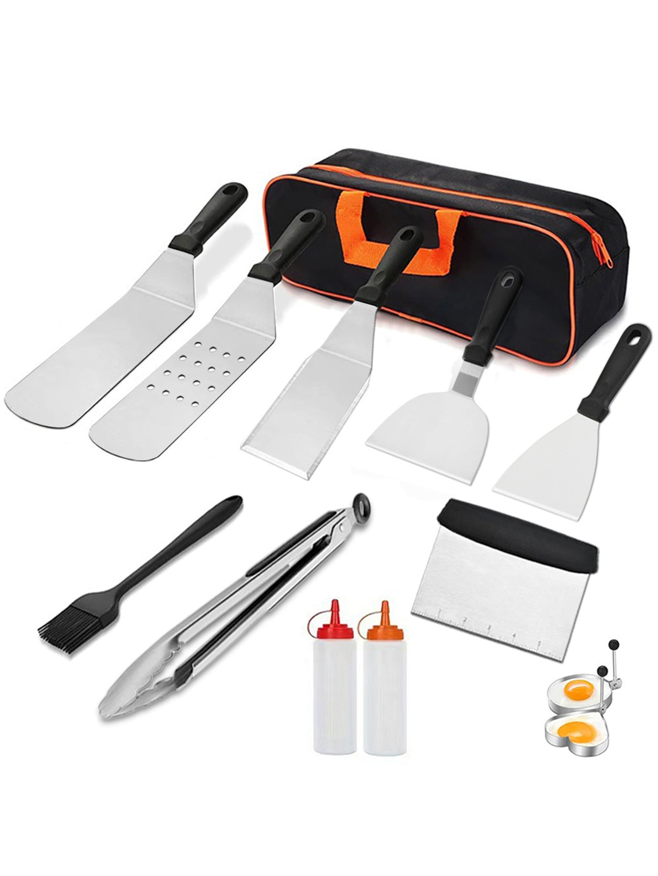 Camping BBQ stainless steel barbecue tool set