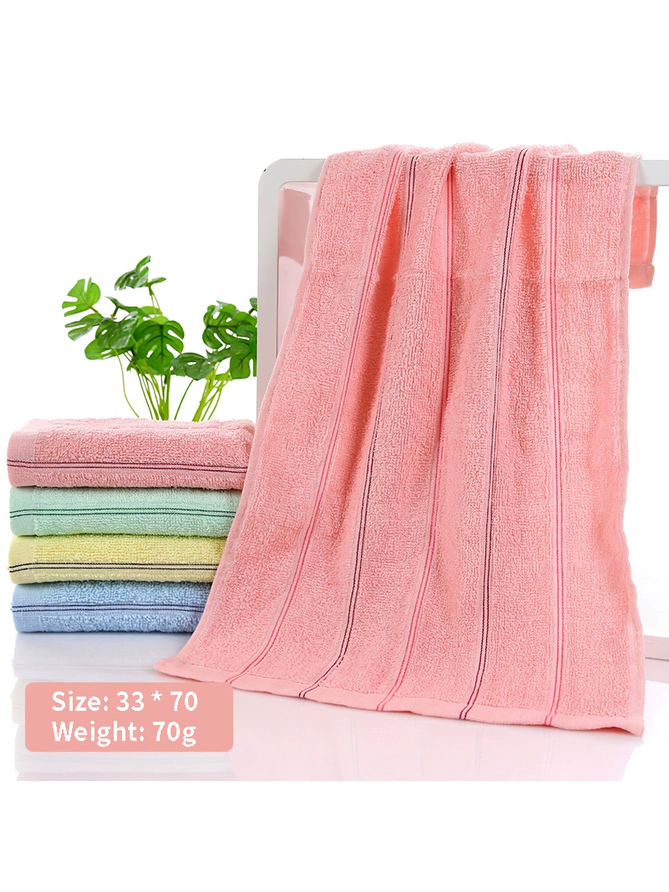 Premium Pure Cotton Face Towel - 4 Colours