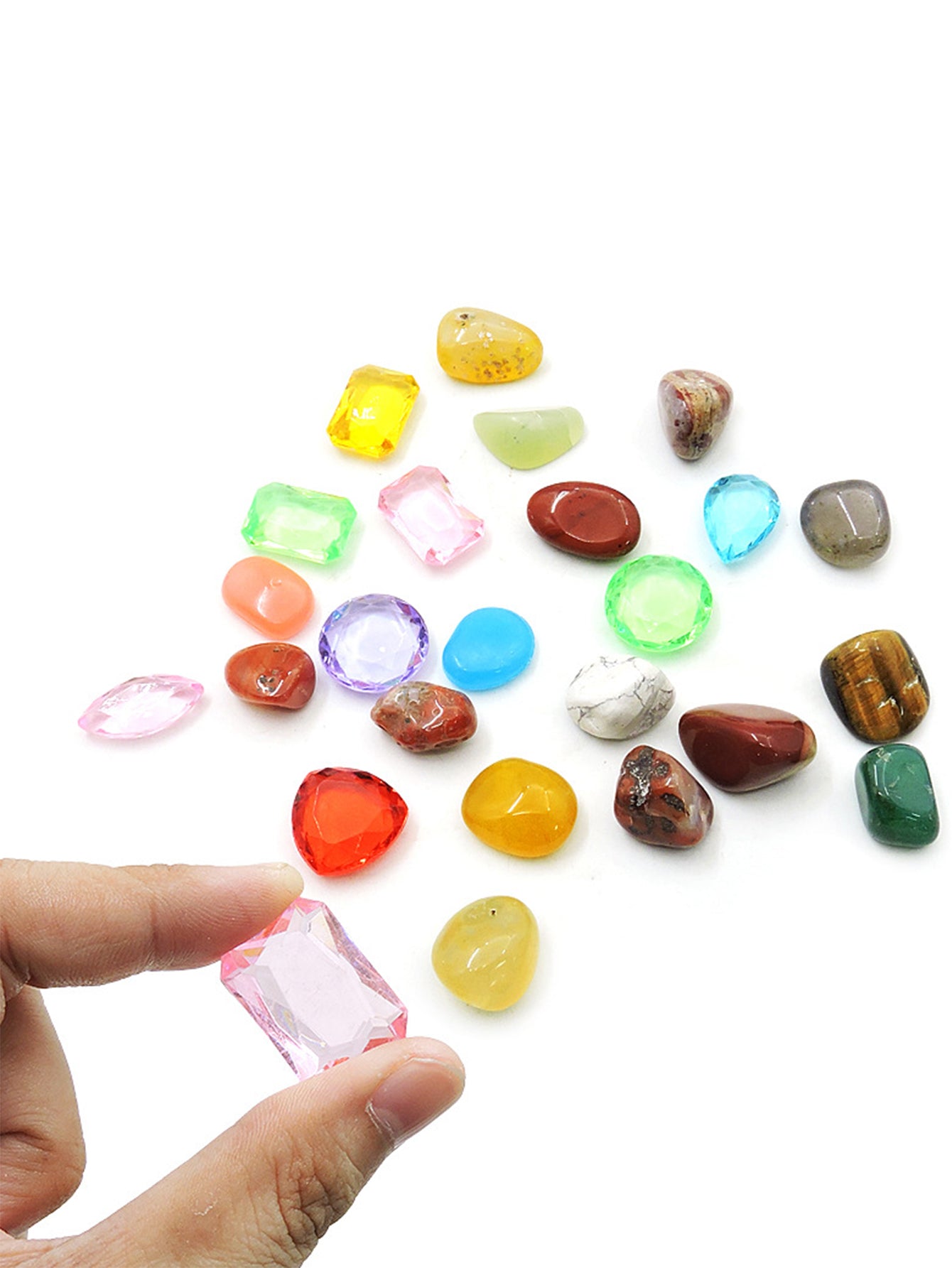 24-grid mineral blind box surprise guessing fun