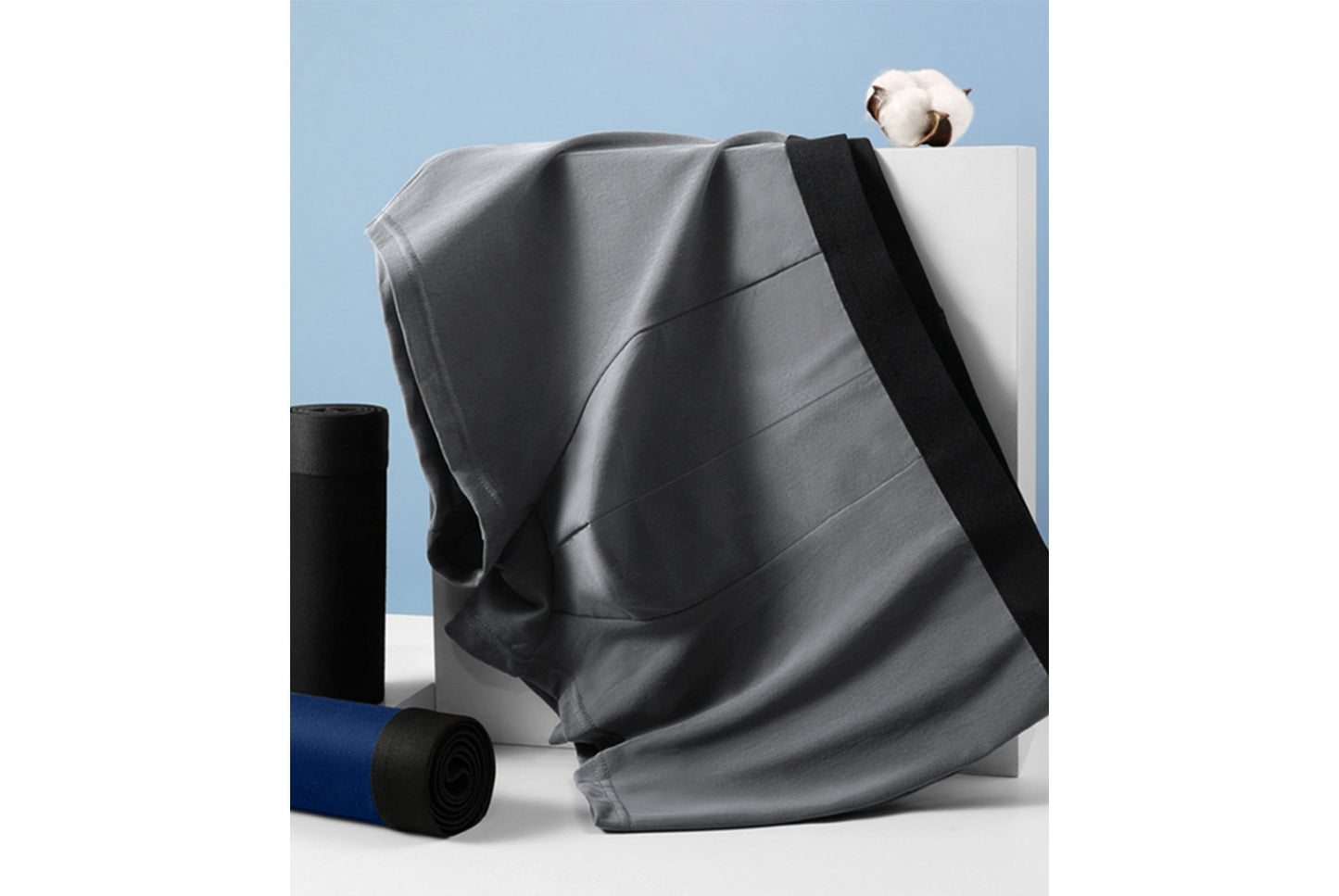 **Men's Pure Cotton Breathable Boxer Briefs**