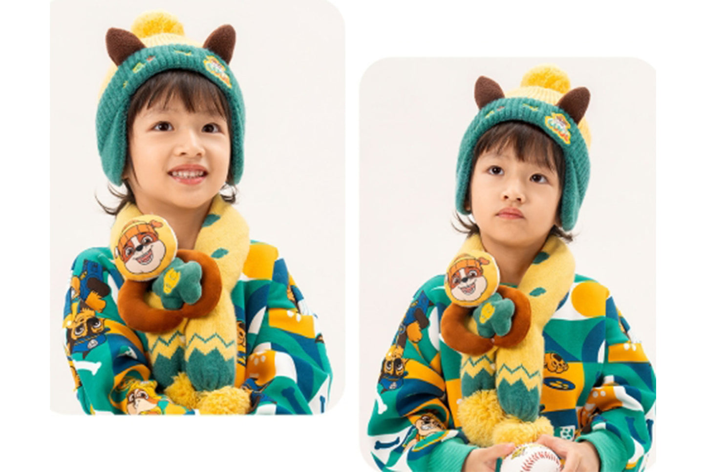 **Children's Hat and Scarf Two-Piece Set**