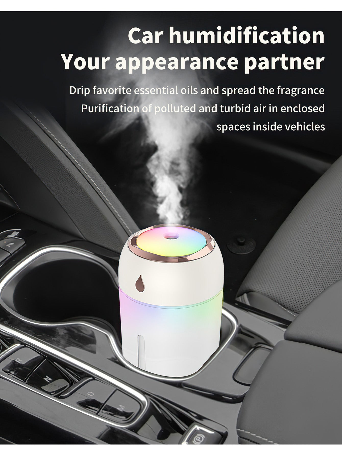 Mini Water Drop Humidifier: Perfect for Home and Travel - 3 Colours