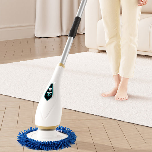 Cordless electric cleaning brush (white/2 brush heads)