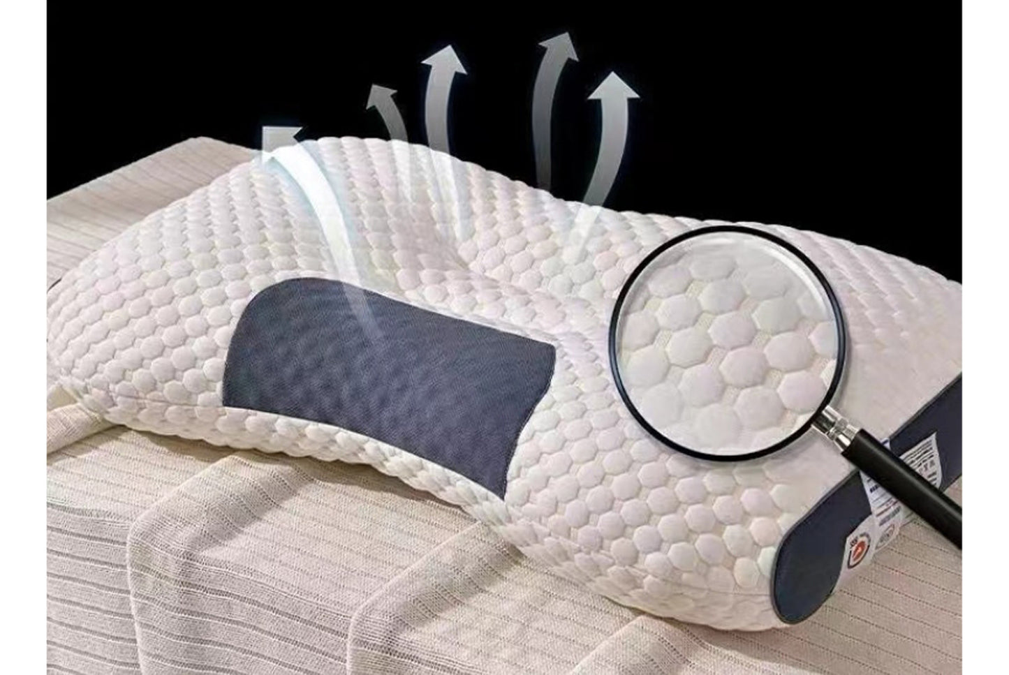 Washable Knitted Massage Neck Pillow