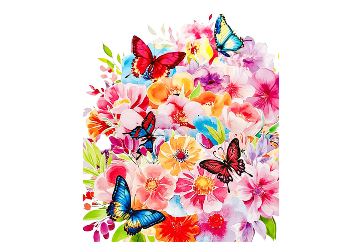 3D Pop-Up Greeting Card with Floral Design