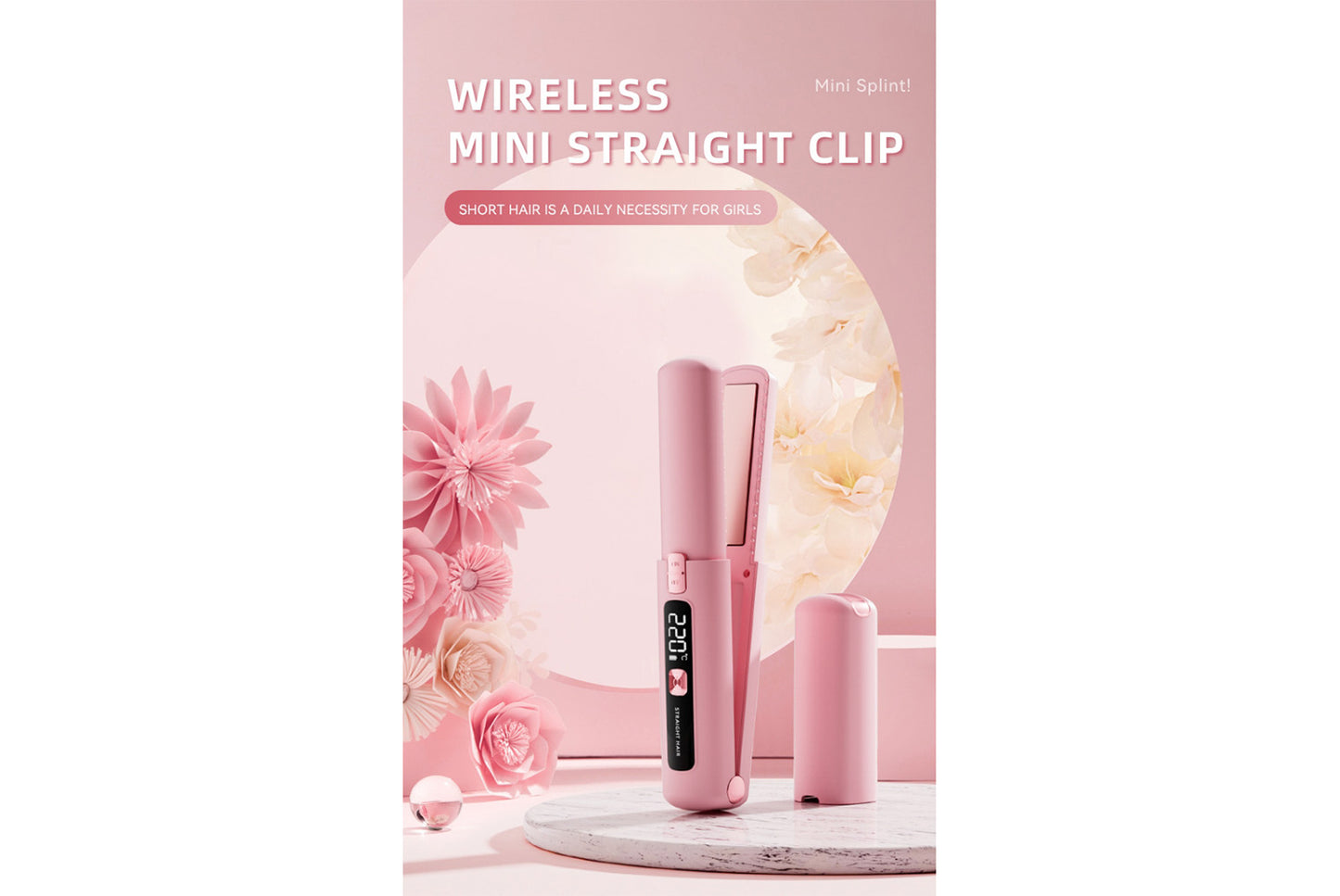 **Mini Wireless Straightener & Curler**