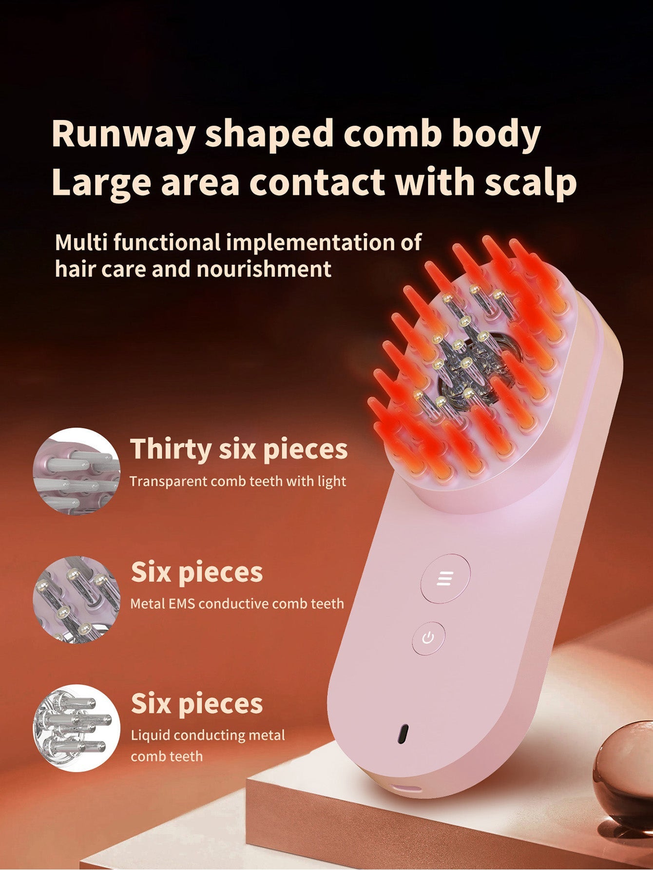Scalp Massage Medicated Comb