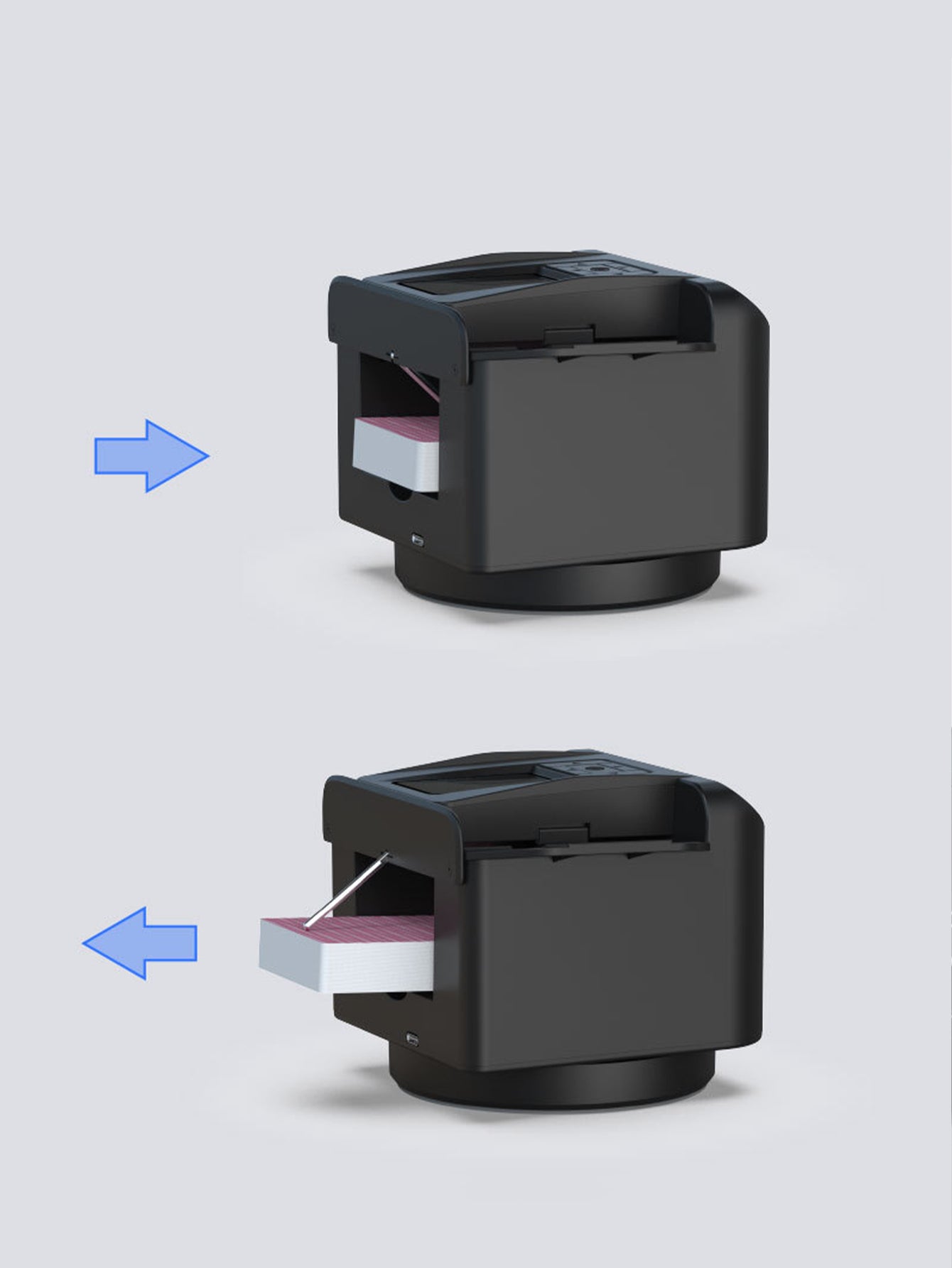 Fully automatic smart card dealer