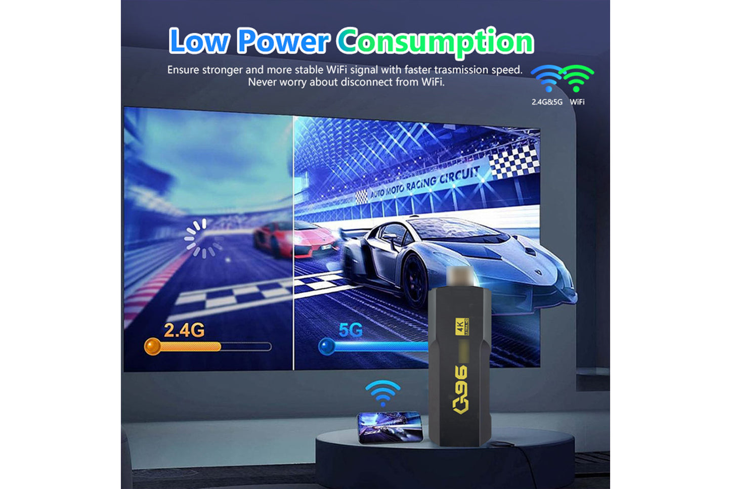 **Q96 5G Smart Internet Set-Top Box 8GB+128GB Flagship Edition**(UK plug)