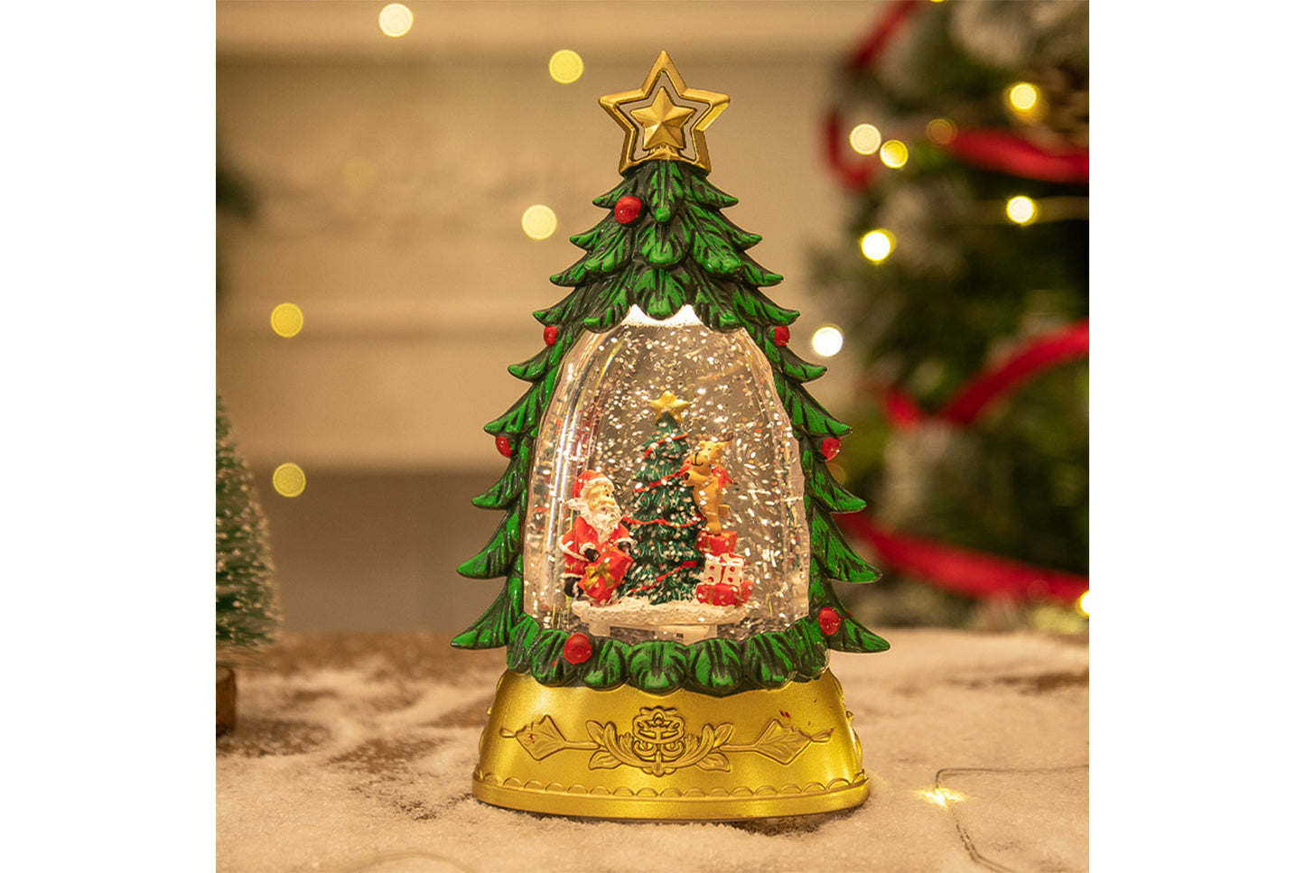 *Christmas Tree Snow Crystal Chandelier - Creative Christmas Ornament*
