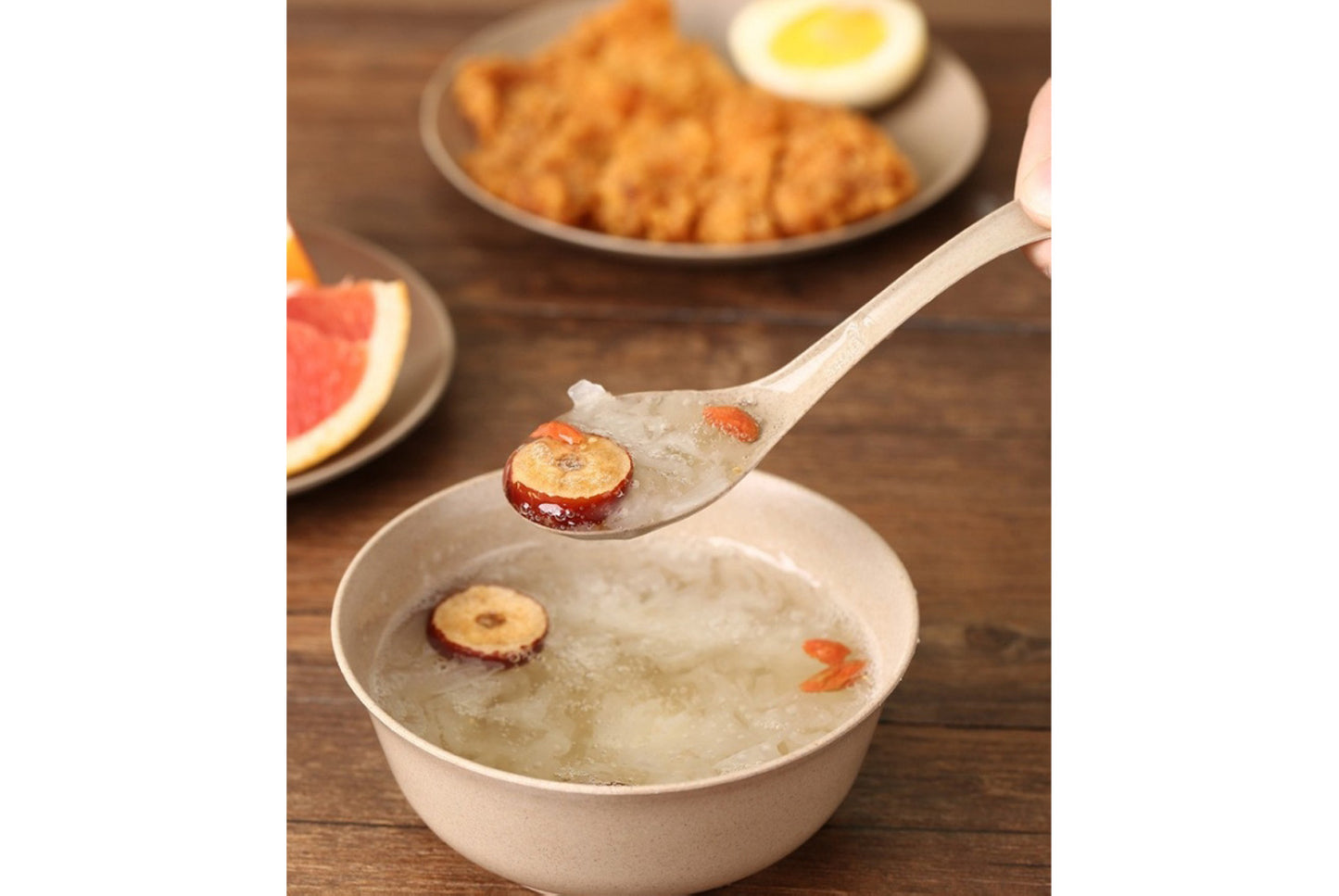 **Eco-friendly Rice Husk Dinnerware Set (Multiple Sizes Available)**