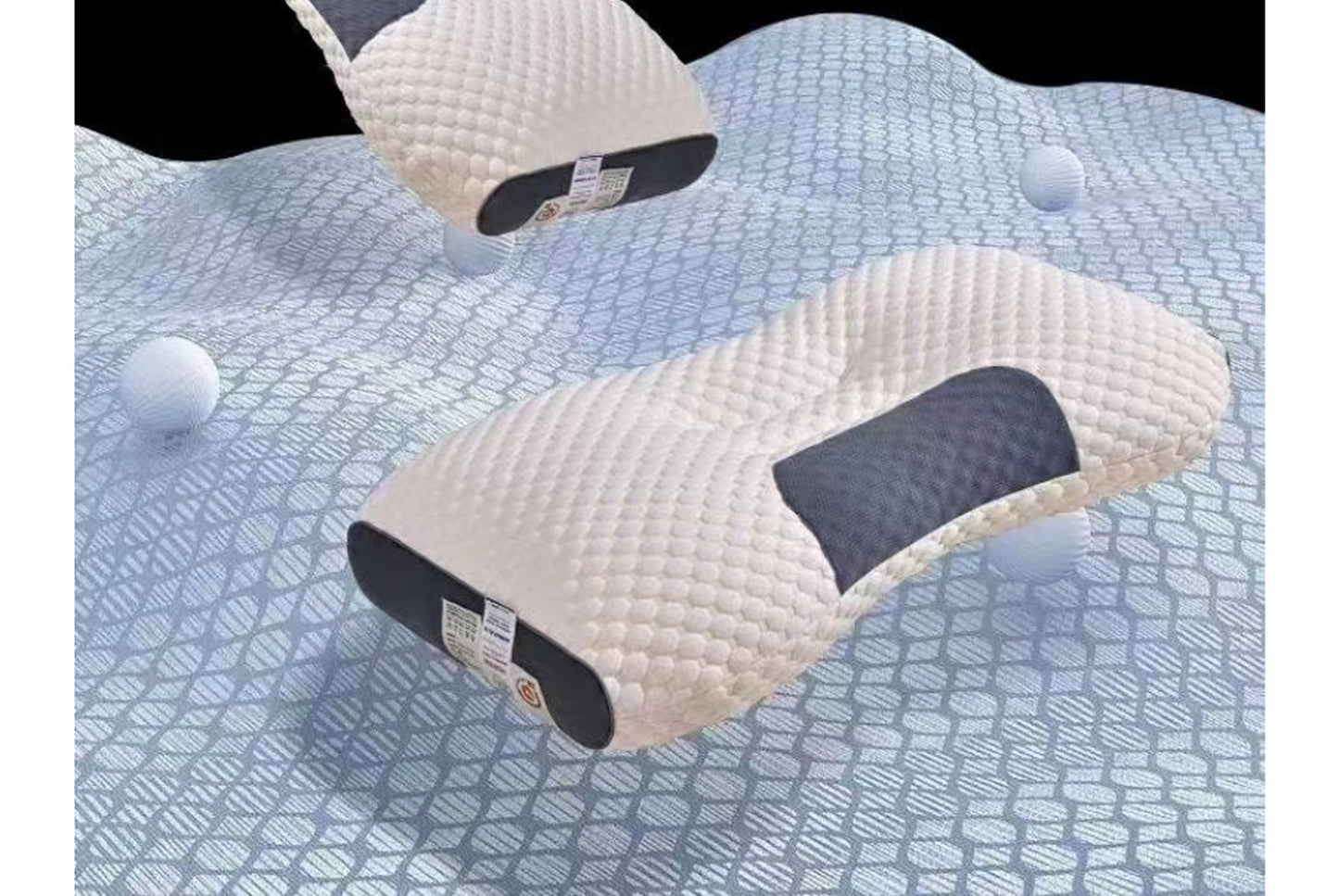 Washable Knitted Massage Neck Pillow