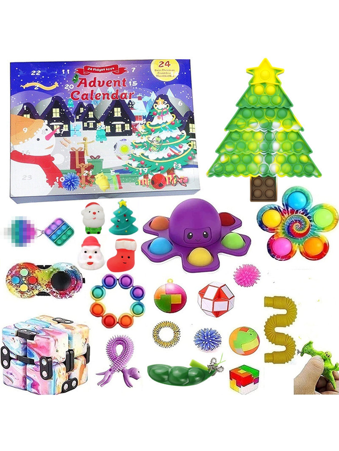 Christmas Tear-off Calendar Blind Box