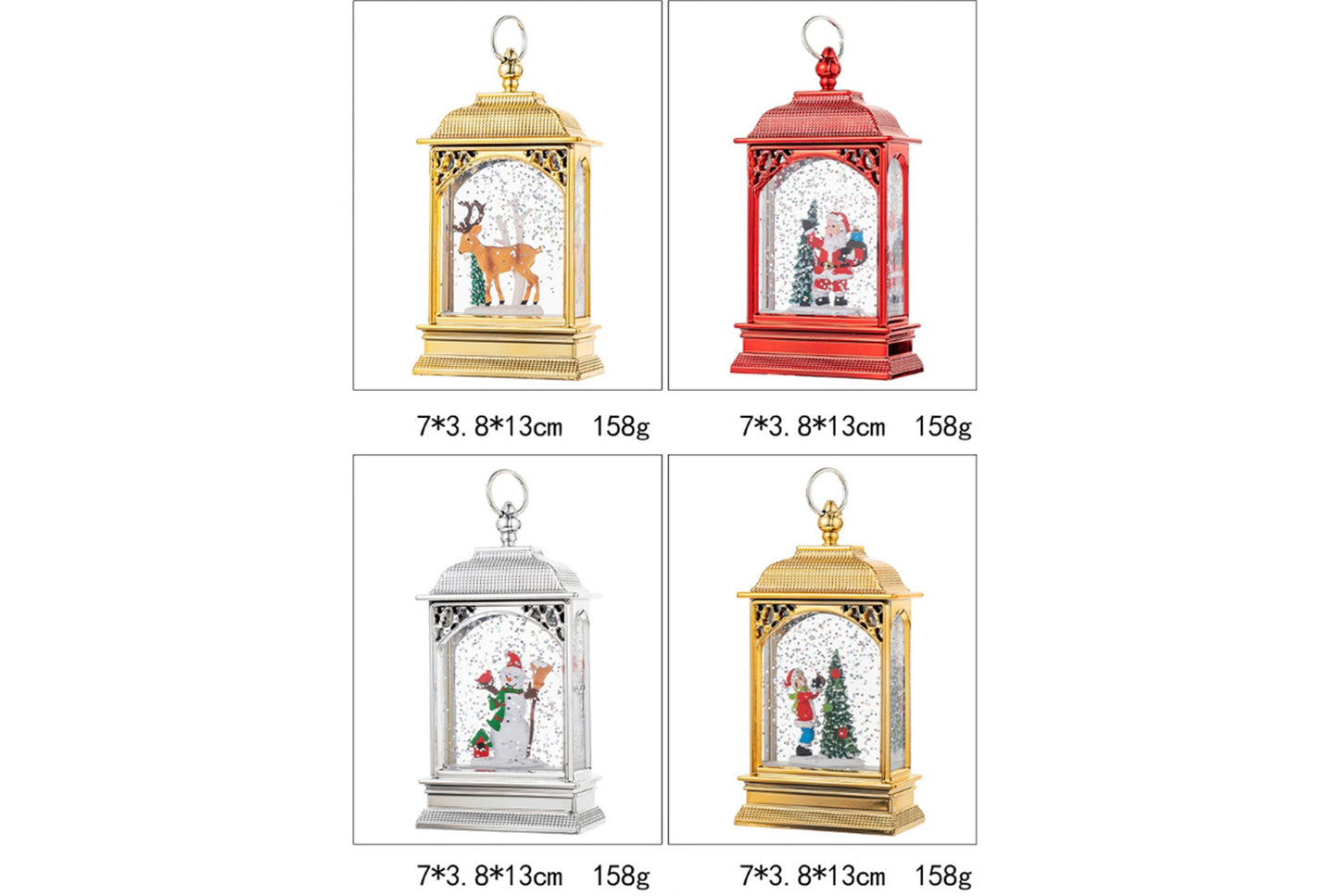 Luminous Santa Portable Crystal Chandelier - Desktop Decorative Ornament