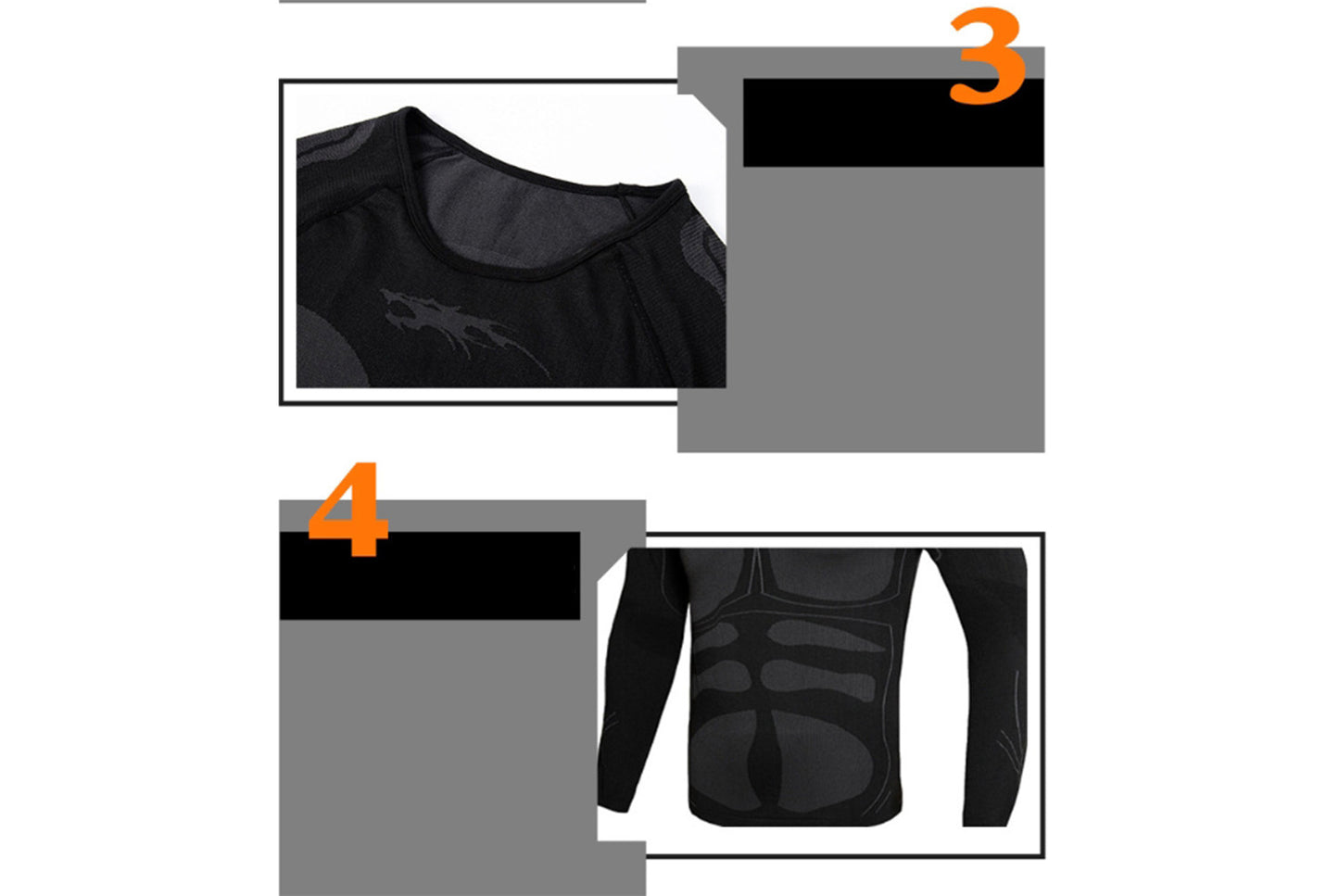 **Outdoor Sports High-Stretch Thermal Underwear Set**