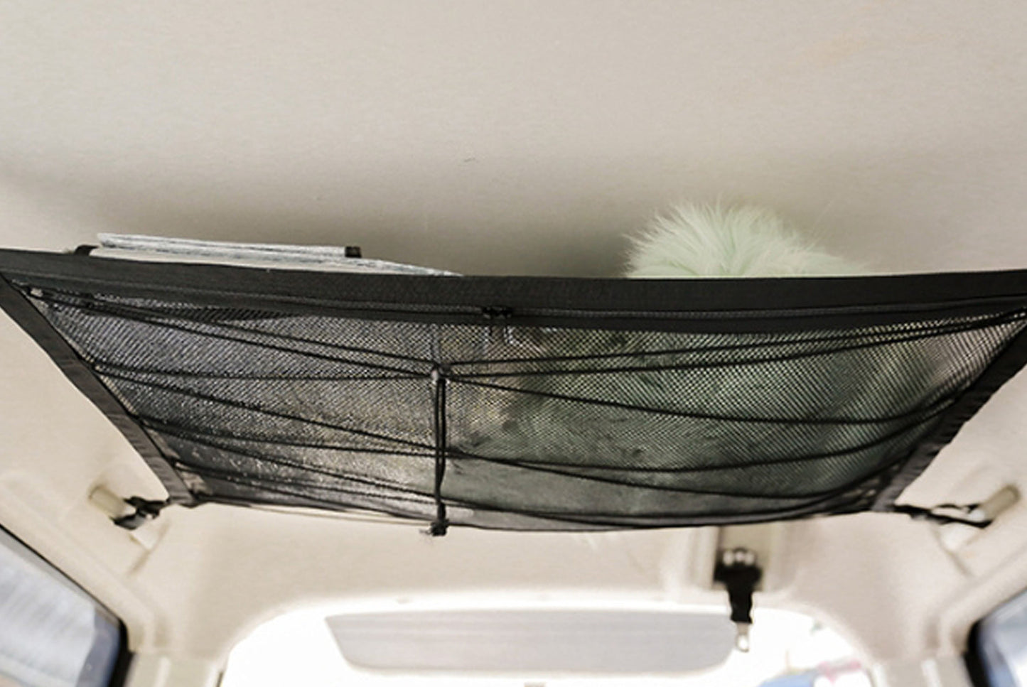 **Car Roof Storage Net (Double Zipper Storage Net)**