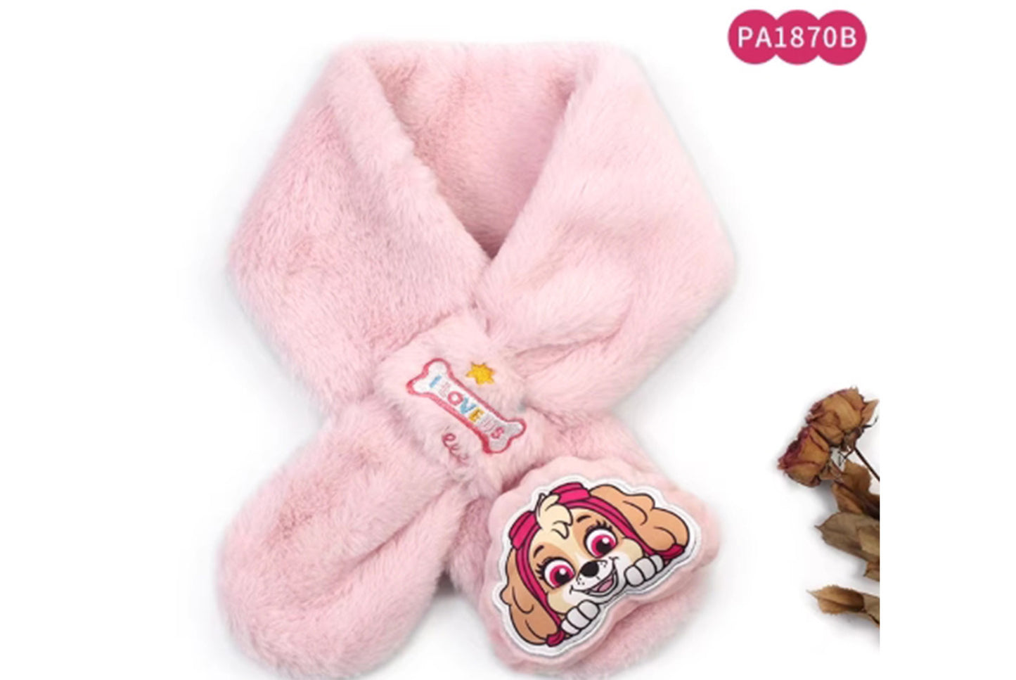 **Paw Patrol New Year Red Children's Warm Scarf (Adjustable)**