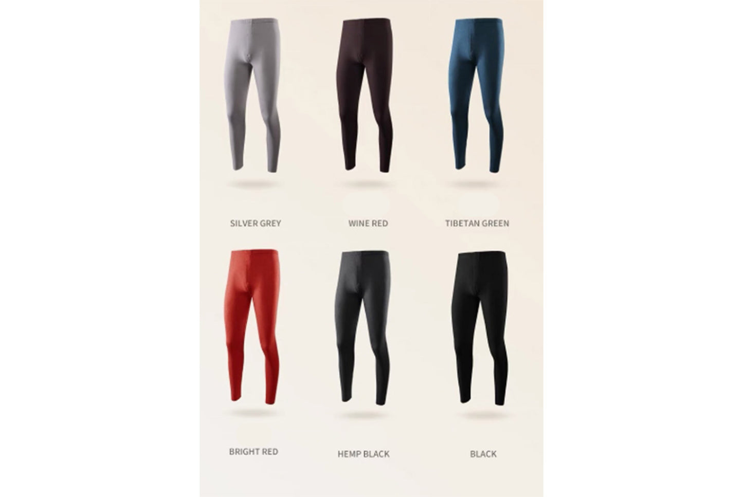 **Men's Thermal Underpants and Women's Knitted Pants Set**