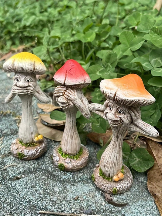 Funny Garden Mushroom Decoration