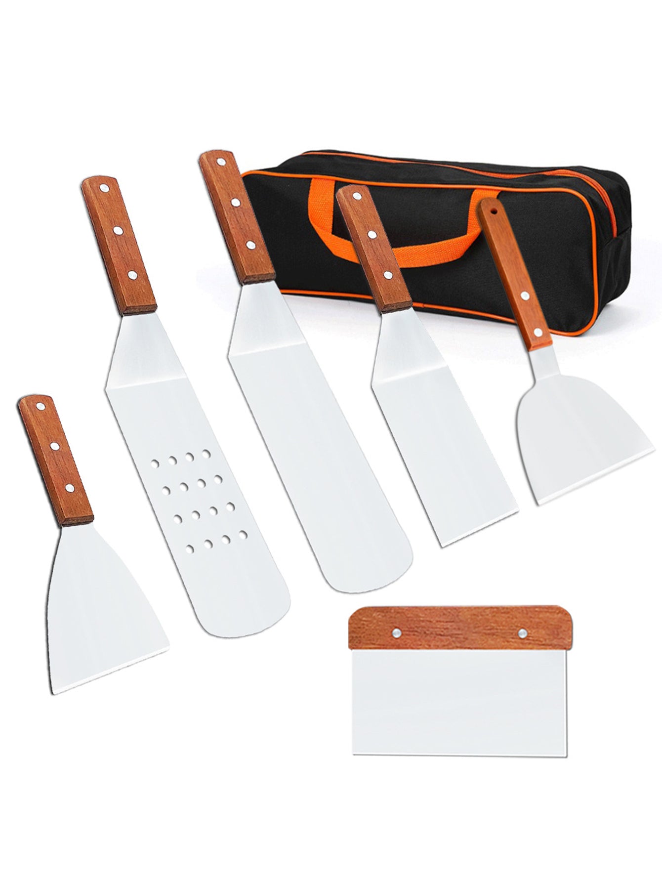 Camping BBQ stainless steel barbecue tool set