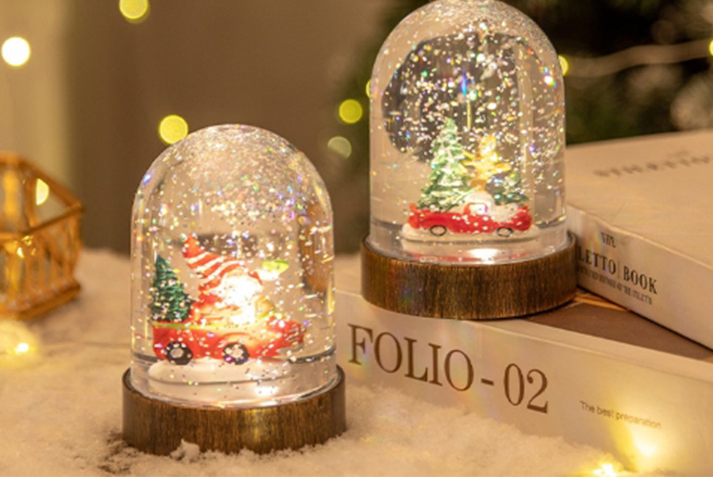 **Christmas Shade Night Light - Creative Desktop Decor**