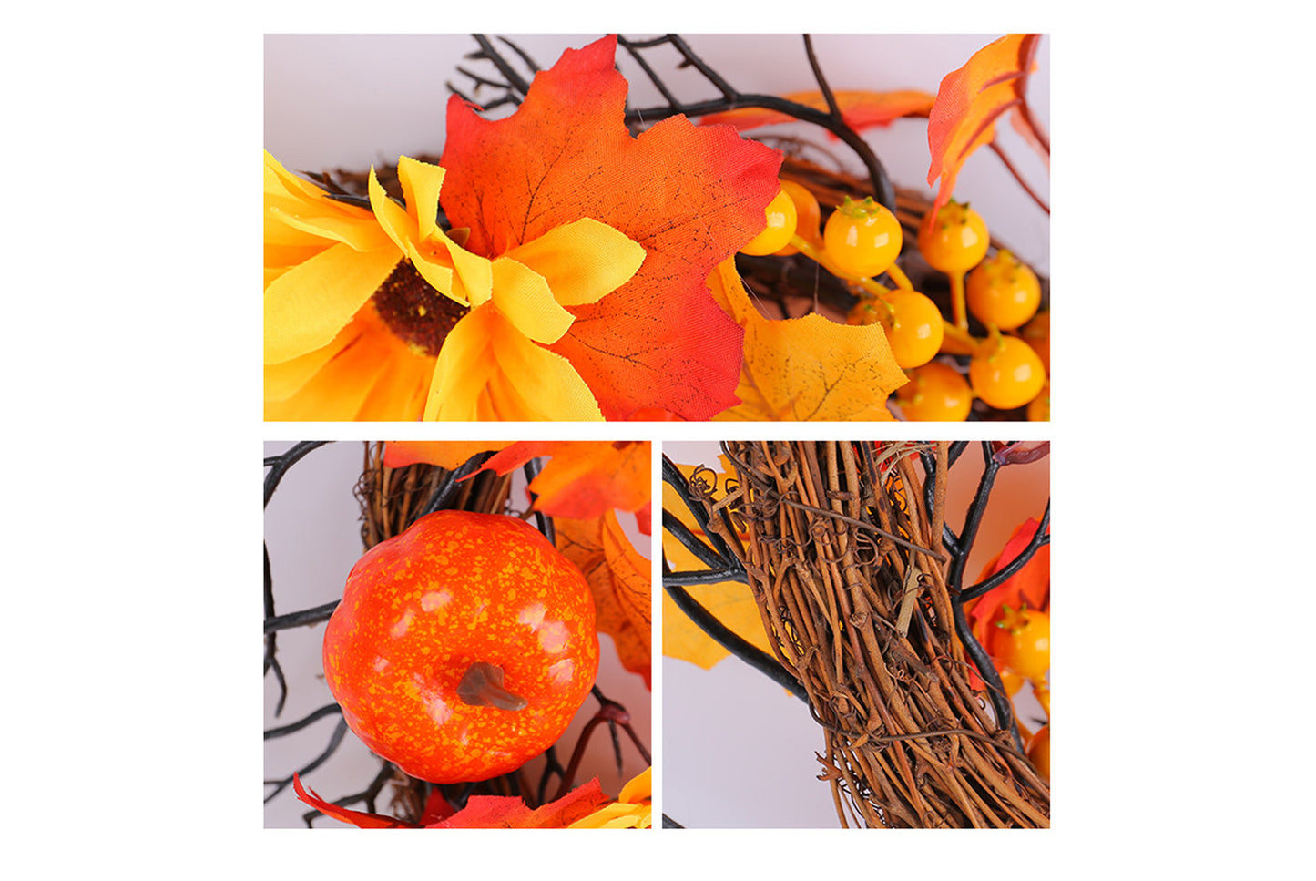 Berry Door Hanger (Pine Cone Pumpkin Style)