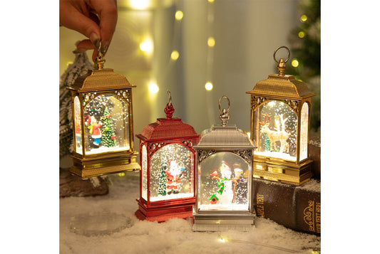 Luminous Santa Portable Crystal Chandelier - Desktop Decorative Ornament