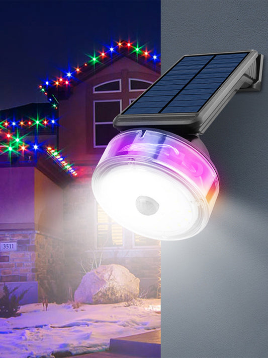 Outdoor solar induction wire wall lamp