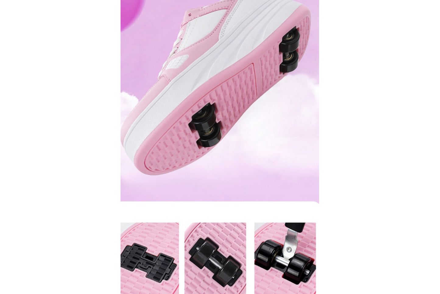 **Four-Wheel Inline Skates (Unisex for Children and Students)**