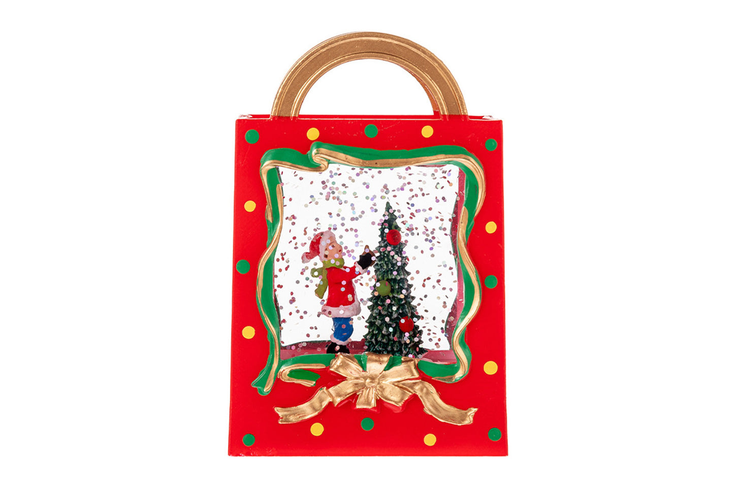 Portable Crystal Chandelier - Snowy Christmas Water Ball Light Decoration