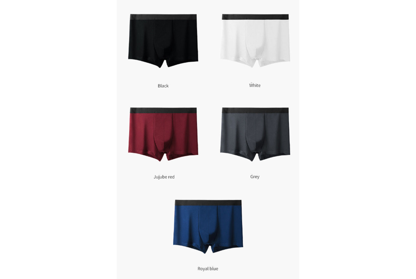 **Men's Pure Cotton Breathable Boxer Briefs**