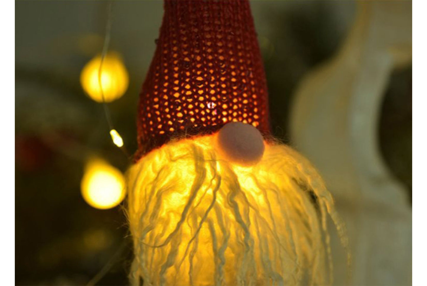 **Christmas Glowing Pendant - Rudolph the Faceless Elf Night Light**